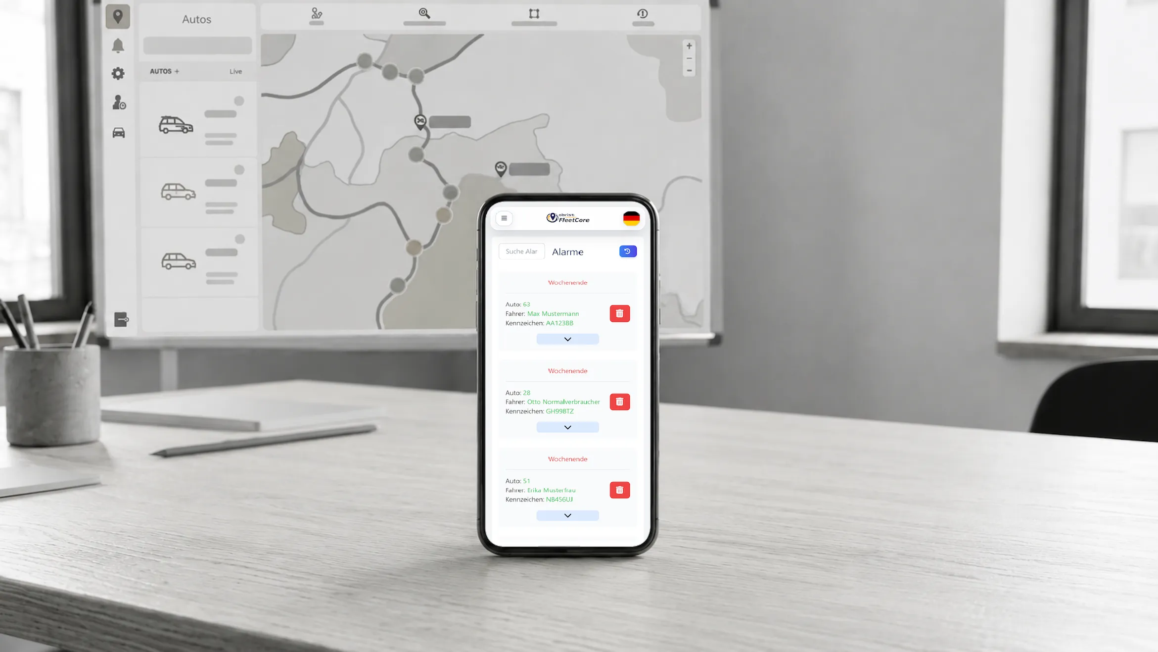 <p><strong>Eventi e avvisi personalizzati</strong></p><p><br></p><p>Il sistema è in grado di rilevare e segnalare automaticamente eventi predefiniti. È possibile monitorare, ad esempio, geofence, eccessi di velocità o altre condizioni definite dall'utente. Ciò garantisce la disponibilità immediata di informazioni importanti.</p>