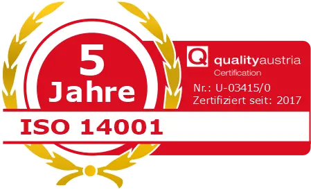 ISO 14001 Zertifikat-Logo