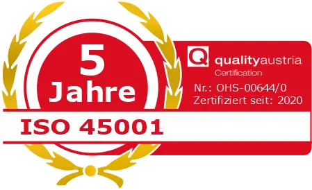 ISO 45001 Zertifikat-Logo